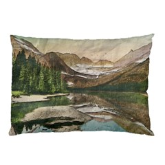 Glacier National Park Scenic View Pillow Case by Sudhe