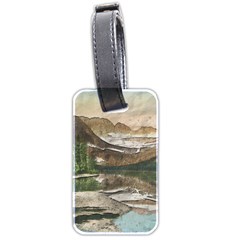 Glacier National Park Scenic View Luggage Tag (two Sides) by Sudhe