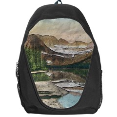 Glacier National Park Scenic View Backpack Bag by Sudhe