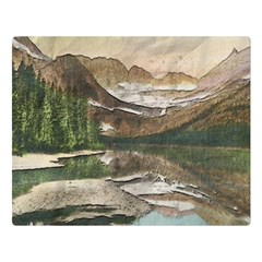 Glacier National Park Scenic View Double Sided Flano Blanket (large)  by Sudhe