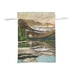 Glacier National Park Scenic View Lightweight Drawstring Pouch (l) by Sudhe