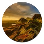 Painting Oil Painting Photo Painting Magnet 5  (Round) Front