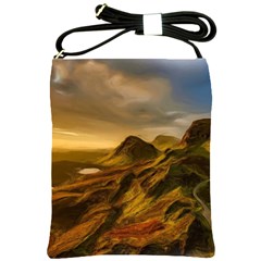 Painting Oil Painting Photo Painting Shoulder Sling Bag by Sudhe