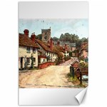 East Budleigh Devon Uk Vintage Old Canvas 24  x 36  23.35 x34.74  Canvas - 1