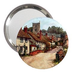 East Budleigh Devon Uk Vintage Old 3  Handbag Mirrors