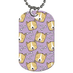 Corgi Pattern Dog Tag (one Side) by Sudhe