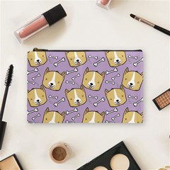 Corgi Pattern Cosmetic Bag (medium) by Sudhe