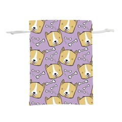 Corgi Pattern Lightweight Drawstring Pouch (s) by Sudhe