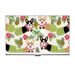 Corgis Pattern Business Card Holder by Sudhe