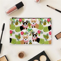 Corgis Pattern Cosmetic Bag (medium) by Sudhe