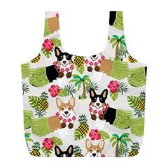 Corgis Pattern Full Print Recycle Bag (l) by Sudhe