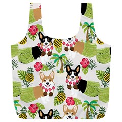 Corgis Pattern Full Print Recycle Bag (xl) by Sudhe