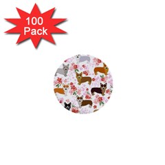 Corgis Corgi Pattern 1  Mini Buttons (100 Pack)  by Sudhe