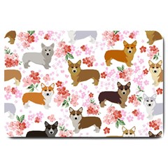 Corgis Corgi Pattern Large Doormat  by Sudhe