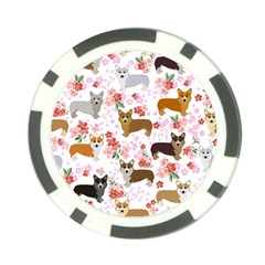 Corgis Corgi Pattern Poker Chip Card Guard by Sudhe