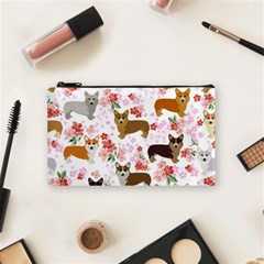 Corgis Corgi Pattern Cosmetic Bag (small) by Sudhe