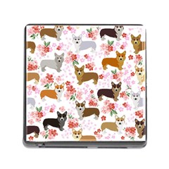 Corgis Corgi Pattern Memory Card Reader (square 5 Slot) by Sudhe