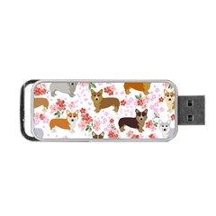 Corgis Corgi Pattern Portable Usb Flash (one Side) by Sudhe