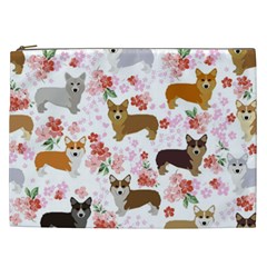 Corgis Corgi Pattern Cosmetic Bag (xxl) by Sudhe