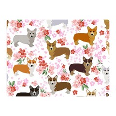 Corgis Corgi Pattern Double Sided Flano Blanket (mini)  by Sudhe