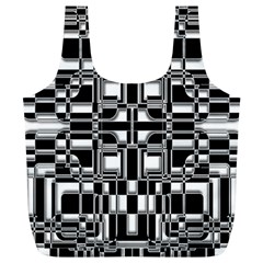 Bw 2 Full Print Recycle Bag (xl) by ArtworkByPatrick