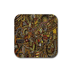 Drawn Rubber Coaster (square)  by ArtworkByPatrick