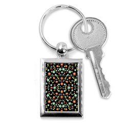 Flowers-2 Key Chain (rectangle) by ArtworkByPatrick