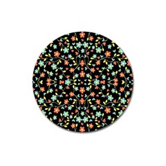 Flowers-2 Magnet 3  (round) by ArtworkByPatrick