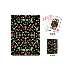 Flowers-2 Playing Cards Single Design (mini) by ArtworkByPatrick