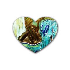 Wood Horsey-1-1 Heart Coaster (4 Pack)  by bestdesignintheworld