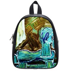 Wood Horsey-1-1 School Bag (small) by bestdesignintheworld