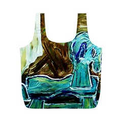 Wood Horsey-1-1 Full Print Recycle Bag (m) by bestdesignintheworld