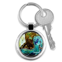 Wood Horsey-1-1 Key Chain (round) by bestdesignintheworld