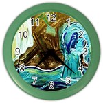 wood horsey-1-1 Color Wall Clock Front