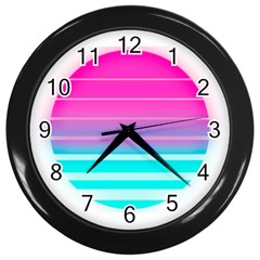 Portable Network Graphics Wall Clock (black) by Sudhe