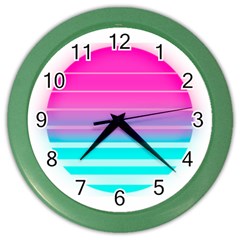 Portable Network Graphics Color Wall Clock