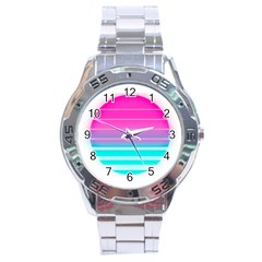 Portable Network Graphics Stainless Steel Analogue Watch by Sudhe