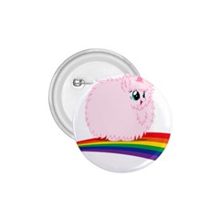 Pink Fluffy Unicorns Dancing On Rainbows Drawing 1 75  Buttons by Sudhe