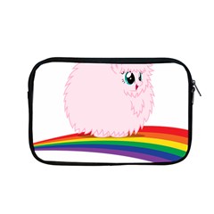 Pink Fluffy Unicorns Dancing On Rainbows Drawing Apple Macbook Pro 13  Zipper Case by Sudhe