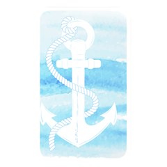 Anchor Watercolor Painting Blue Memory Card Reader (rectangular) by Sudhe