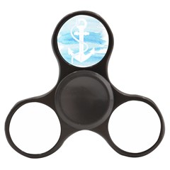 Anchor Watercolor Painting Blue Finger Spinner by Sudhe