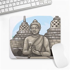 Borobudur Temple Large Mousepads by Sudhe