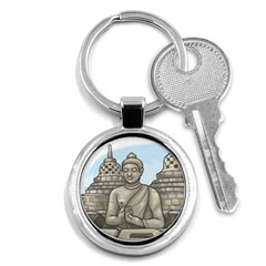 Borobudur Temple Key Chain (round) by Sudhe