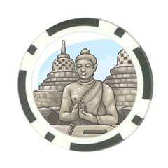 Borobudur Temple Poker Chip Card Guard (10 Pack) by Sudhe