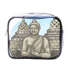 Borobudur Temple Mini Toiletries Bag (one Side) by Sudhe