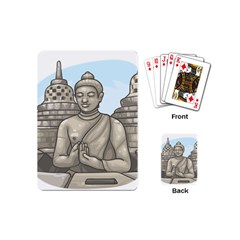 Borobudur Temple Playing Cards Single Design (mini) by Sudhe