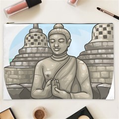 Borobudur Temple Cosmetic Bag (xxl) by Sudhe