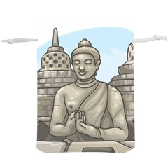 Borobudur Temple  Lightweight Drawstring Pouch (xl) by Sudhe