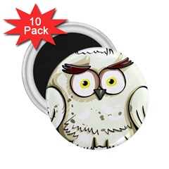 Owl Bird Eyes Cartoon Good 2 25  Magnets (10 Pack)  by Sudhe