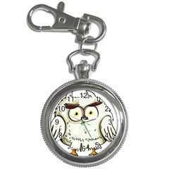 Owl Bird Eyes Cartoon Good Key Chain Watches by Sudhe